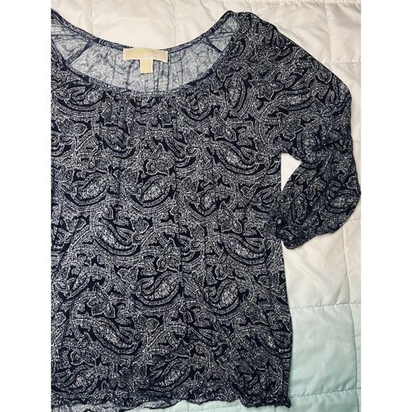 Michael Kors 3/4 sleeve Blouse Size Small - Picture 2 of 5